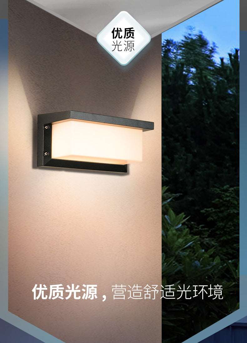 Balcony Wall Light Outdoor Waterproof High Power LED Light Simple Modern Wall Light Community Aisle Terrace Garden Light