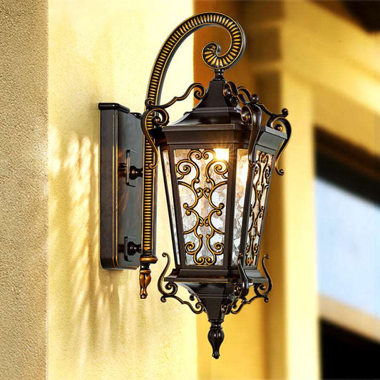 European-style outdoor wall lamp waterproof garden lamp super bright outdoor villa gate both sides lamp balcony terrace exterior wall lamp