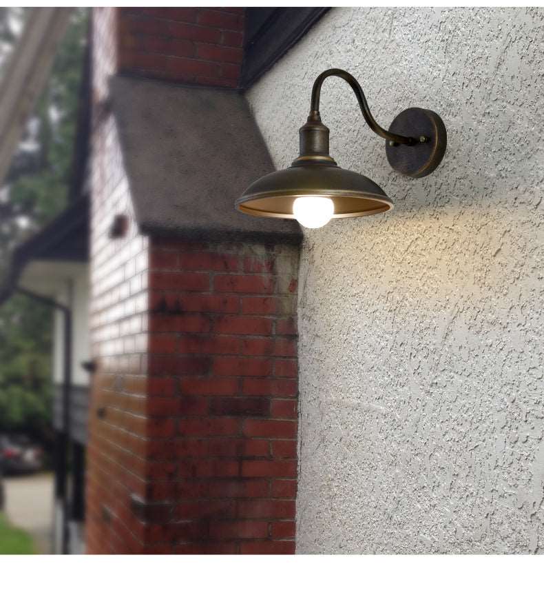 American style outdoor door waterproof wall light retro balcony light wall light villa garden outdoor LED lighting fixtures