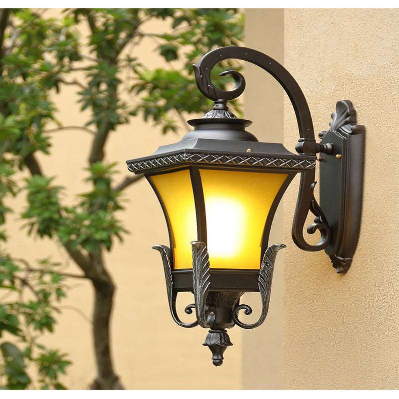 European retro waterproof wall light outdoor balcony courtyard gate light garden villa exterior wall aisle patio light led