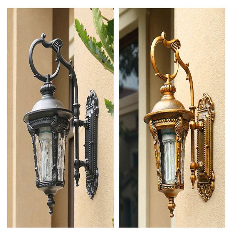 European style outdoor wall light waterproof balcony light stair aisle light villa garden light outdoor gate exterior wall light led