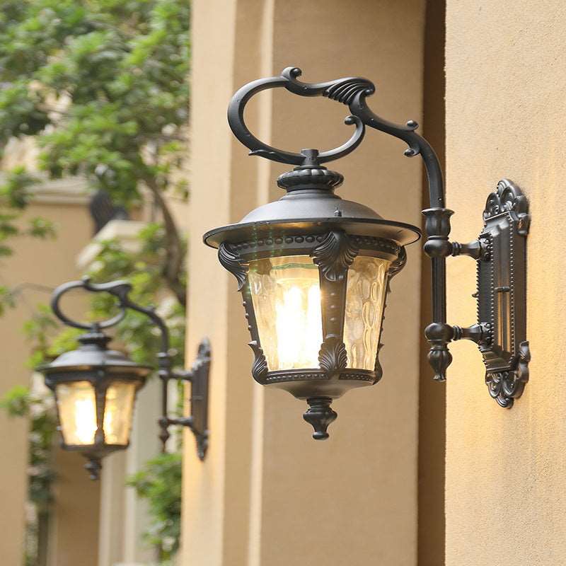 European style outdoor wall light waterproof balcony light stair aisle light villa garden light outdoor gate exterior wall light led