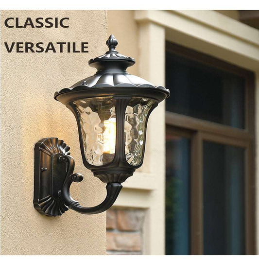 American outdoor solar balcony corridor corridor waterproof villa new rural outdoor gate courtyard European wall lamp