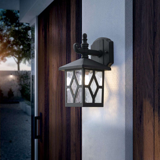 American outdoor solar balcony corridor corridor waterproof villa new rural outdoor gate courtyard European wall lamp