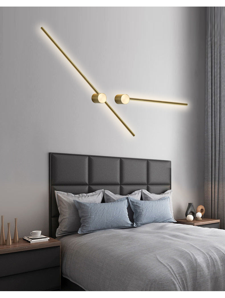 All -copper restaurant chandelier Nordic Light Luxury Modern Simple bedroom bedroom light warm romantic French chandelier