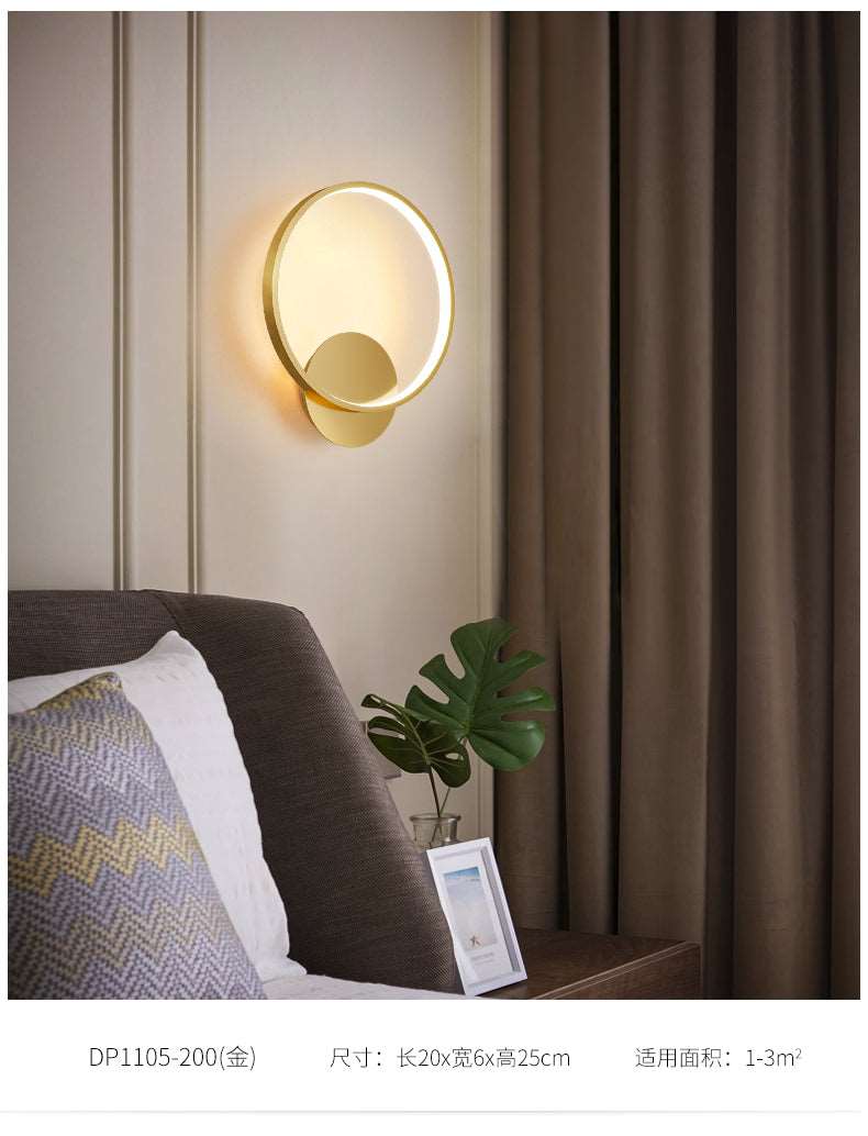 All -copper restaurant chandelier Nordic Light Luxury Modern Simple bedroom bedroom light warm romantic French chandelier