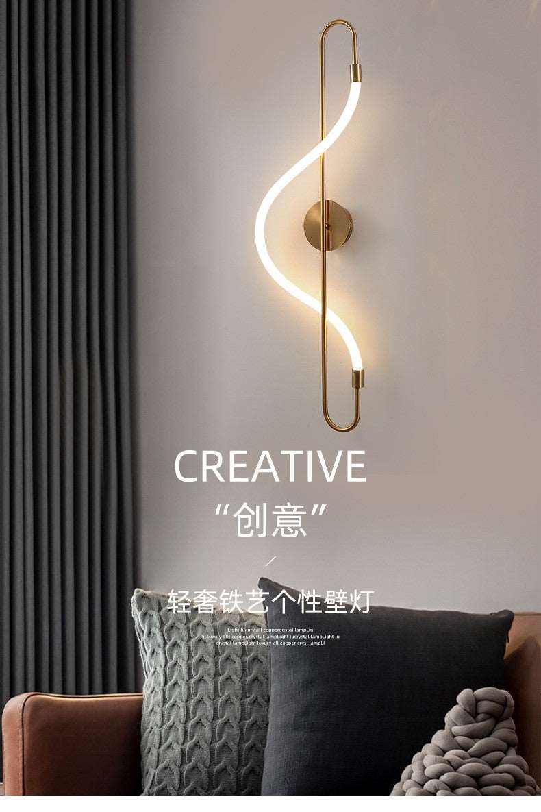 All -copper restaurant chandelier Nordic Light Luxury Modern Simple bedroom bedroom light warm romantic French chandelier