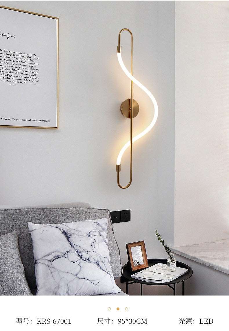 All -copper restaurant chandelier Nordic Light Luxury Modern Simple bedroom bedroom light warm romantic French chandelier