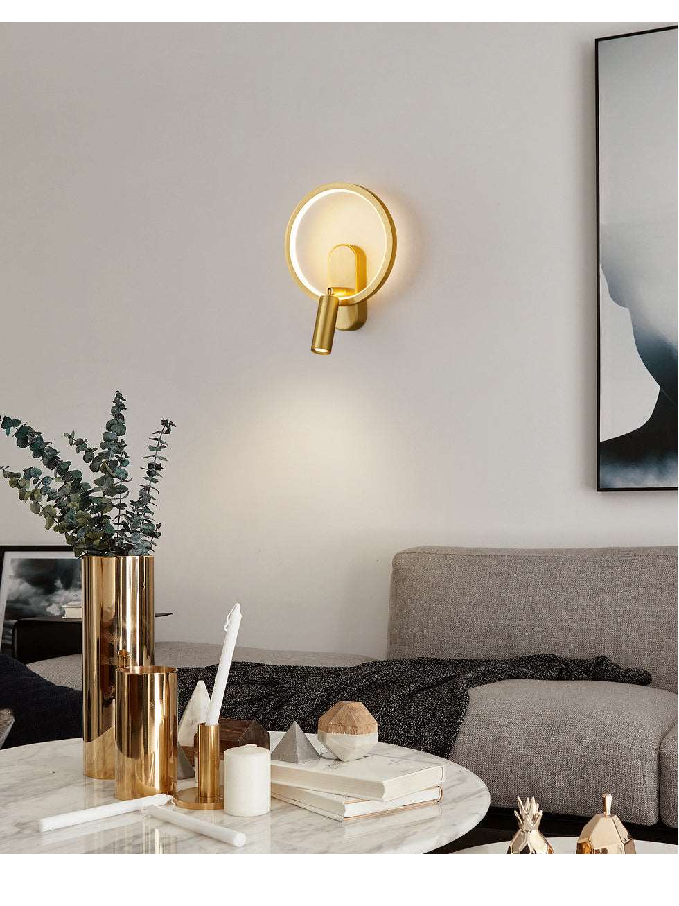 All -copper restaurant chandelier Nordic Light Luxury Modern Simple bedroom bedroom light warm romantic French chandelier